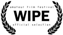 Amateur film festival - WIPE - official selection, logo